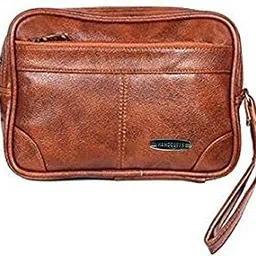 handcuffs Mens Toiletry Kit Cash Bag | Foam Leather | Money Carrying | Travel | Accessories | Essentials | Pouch | Shaving | Makeup | Cosmetic | Grooming | Handbag-picture-10