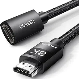 UGREEN HDMI Extender, HDMI Extension Cable 8K@60Hz 4K@120Hz, 2.1 Ultra High Speed 48Gbps, HDMI Male to Female Adapter Compatible with MacBook Pro 2021/PS5/Xbox Series X/Roku TV/UHD TV/Blu-ray, 3.3 FT-picture-38