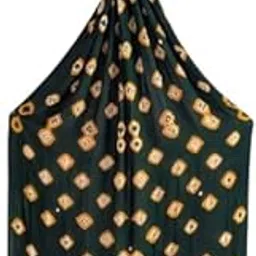 Bandhani Dupatta for Women Pure Handmade Tie and Dye Wadhwani Bandhani Gujarat Multi Colored Heavy Latkan Lenght (2.15 Mtr)-picture-12