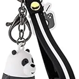 Careflection Cute Bear Keychain, ICE BEAR/GRIZZLY/PANDA Cute Cartoon Keychain Perfect Gifts: The Three Bare Bears, We Bare Bears-image-11