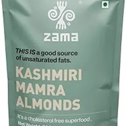 Zama Kashmiri Mamra Almonds Nut 500G | Natural Mamra Badam Giri | Sweet, Creamy and Crunchy | Valleys of Kashmir | Non - GMO | Zero Cholesterol, Raw-image-5