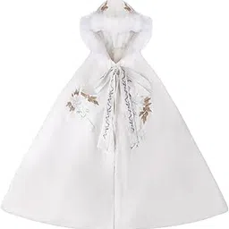 Women Cape Chinese Style Hanfu Cloak Poncho Floral Embroidery Jacket White | Clothing Shoes & Accessories | Womens Clothing | Coats & Jackets-image-71