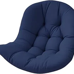 ECOMISTIQ®Hanging Egg Chair Cushion Soft Basket Chair Cushion for Porch Office Outdoor Deep Blue|Home & Garden|Yard, Garden & Outdoor Living|Patio & Garden Furniture|Chairs-picture-27