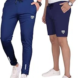 septem Men's Lycra Blend Shorts with Stylish Design Comfortable and Versatile Track Pant Combo Pack-picture-11