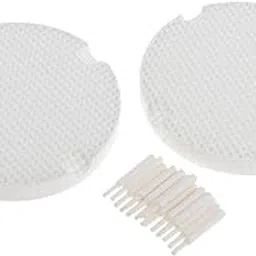SECRET DESIRE 2 Pieces Ceramic Round Dental Lab Honeycomb Firing Trays With 20 Pins Supply-image-34