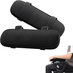2Pcs Chair Armrest Pad Office Essentials, Chair Arm Rest Cushion Pad, Soft Memory Foam Armrest Covers Provide Elbow Pressure Relieve, Anti-Slip Design, Elbow Support for Office & Gaming Chairs-image-29