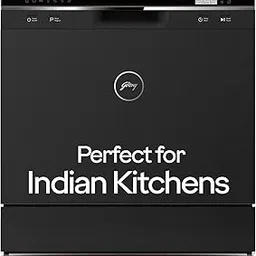 Godrej Eon Dishwasher | 8 Place Setting Counter-Top | Compact with an In-built heater (DWT EON MGNS 8C NF SKBK, Silky Black) | Perfect for Indian kitchens: Smaller families and Bachelors-picture-21