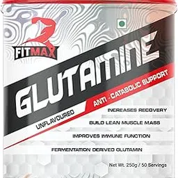 Fitmax Nutrition Glutamine Powder | 100% Glutamine Powder | Post Workout Recovery Drink | L-Glutamine Powder For Men & Women | Muscle Recovery | Unflavored (50 Servings) - 250G.-picture-37