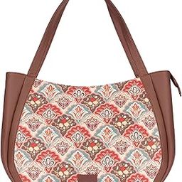 zouk Jute Handcrafted Vegan Leather Women's Shoulder Luna Handbags-picture-25
