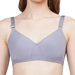 plumbury Nylon Spandex Women's Seamless Padded Everyday T Shirt Bra-picture-11