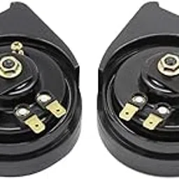 Enakshi® 2 Pieces Car Boat Motorcycle Loud 12V 110DB Dual Tone Basin Air Horns Siren|Parts & Accessories | Car & Truck Parts | Interior | Steering Wheels & Horns-image-2