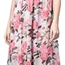 sassafras Beige Floral Halter Neck Maxi Dress-picture-38