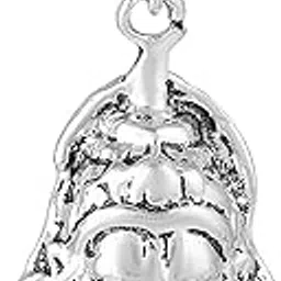 memoir Brass Silver Oxidised Finish Narsimha Pendant Hindu God (PCSC5218-A)-picture-10