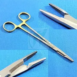 T/C Olsen Hegar Needle Holder 6.5" With Tungsten Carbide Inserts O.R Premium Grade ( Hti Brand)-image-2