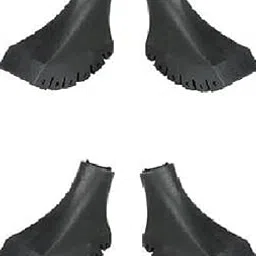 Four Pack of Extra Durable Rubber Replacement Tips (Replacement Feet/Paws/Ferrules/Caps) for Trekking Poles - Fits All Standard Hiking and Walking Poles - Medium Firm Nordic Tapered-picture-13