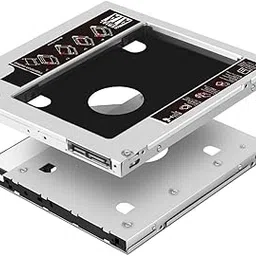 Upgraded Version SATA Optical UltraBay 2nd Hard Drive Caddy with SSD or HDD for 9.5mm Universal CD/DVD Slot-picture-17