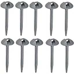 MERISHOPP 20Pcs Tent Stakes Anchor Durable Tarp Ground Nail for Gardening Tent Outdoor-image-74