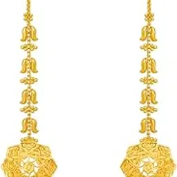 luv fashion Traditional Gold Platted Changeable Gold Coated KaanChain Earrings Pearl Beads Chain Clip on hair Earrings Alloy Earring CMB2017,2022-picture-53