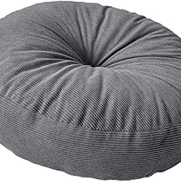 FABLOFT Round Floor Pillow Chair Pad Thick Seating Cushion for Studio Office Balcony Dark Gray-image-78