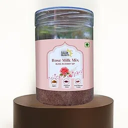 Dr. Renga’s Solar Delights Pure Rose Milk Mix | No Preservatives, No Artificial Colours | Instant Natural Rose Drink Powder for Kids & Adults | 200g Each (Pack of 2)-picture-53