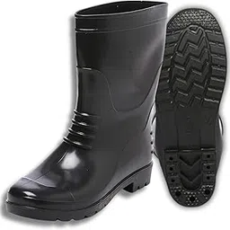 Valorous Bahubali Industrial Safety Gumboots Mens Black Long Pvc Boots For High Ankle Safety 11 Inch Size-9-picture-18