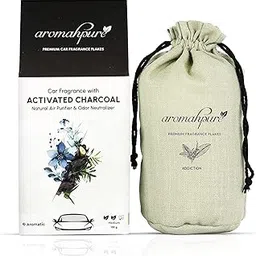 Aromahpure Premium Home Perfume Flakes with Activated Charcoal | Air Purifier with Leather Tobacco Scent | 100gm Home Air Freshener-picture-18