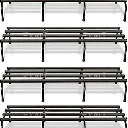 EXALT® Rectangular Metal Stand for Plants, Plant Stands for Pots Rectangular Metal Plant Stand, Pot Stand, Indoor &Outdoor Use in Your Home and Garden (24 Inch Square Pipe)-image-1