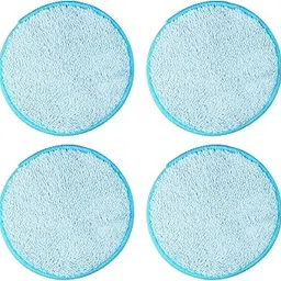 CALANDIS 4 Pieces Rotary Mop Replacement Head Machine Washable Refills Mop Replace Head Blue | Carpet & Floor Sweepers-image-6