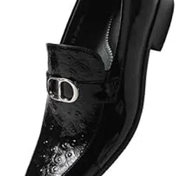 house of davinch Statement Buckle Formal Men’s Slip-On Shoes – Stylish Wedding, Party & Office Footwear | Elegant Buckle Design, Comfortable Fit, Durable Anti-Slip Sole | Fashion Loafers for Men Formal Wear|-picture-11