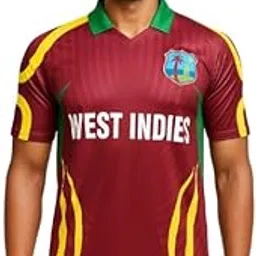West Indies T20 2009 Half Sleeves Fan Jersey for Men Maroon Team T-Shirt | Polyester Dry Fit Fabric | Stylish T-Shirt for Practice, Gym, Running & Outdoor Sports | Athletic Wear-picture-40