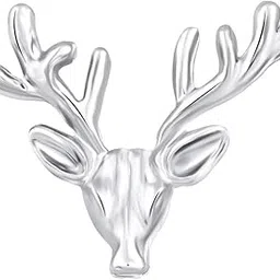 mahi Deer-Face Shaped Brooch/Lapel Pin for Men and Women (PABP1101171PR)-picture-12