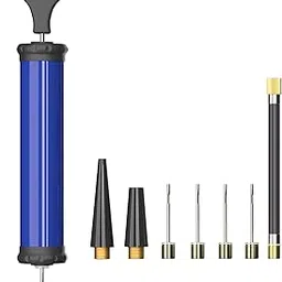 Pro Sports Ball Tool, Ball Pump Air Pump with Inflation Needle Nozzles and Rubber Hose - Accurate Inflation - Basketball - Football - Swim Ring - Balloon - Inflatable Toys-picture-20