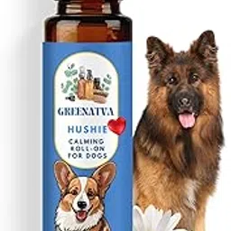 Hushie by Greenatva - Dog Anxiety Relief Oil Roll On, Blend of Lavender, Frankincense, Chamomile Essential Oils | Dog Separation Anxiety & Stress Support, 10ml Bottle, Lasts Upto 60 Applications-picture-19