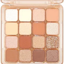 S.F.R. COLOR 16 Colour Eyeshadow Palette, Ultra Pigmented Matte and Metallic, Nude and Coffee Brown Shades-image-32