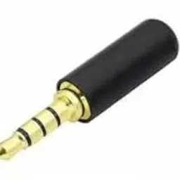 ESPtronics ERH India 1 Pc 3.5 mm Stereo Aux Pin 4 Pole Metal for Audio Output, Audio Input, Hands-Free Communication etc. image 1