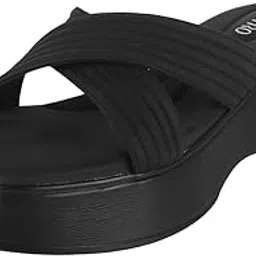 metro Women Synthetic Comfort & Casual Wedge Heel Slip-on Sandal image 1