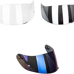 TRENDYNEST 3X for K3 K4 Motorcycle Shield Glasses Silver Clear Blue | Visors | Helmets & Headwear | Apparel & Merchandise-picture-35