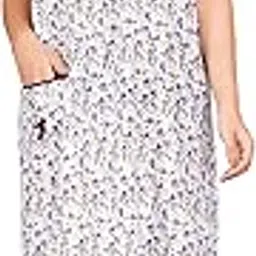 breezly Women's Pure Cotton Night Dress Nighty for Women Multicolor-picture-53