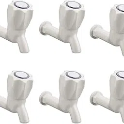COSSIMO PVC Plastic Polo Bib Taps for Bathroom - Set of 6-picture-26