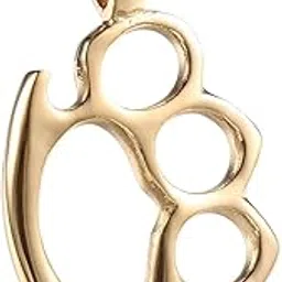 belivoz Men Knuckle Pendant Necklace, Stainless Steel Chain Jewelry for Men, Hip Hop Punk Style Fashion Accessories-picture-51