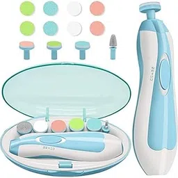 LootWagon Baby Nail Trimmer Electric, Safe Baby Nail File, Baby Nail Clippers with Light and 6 Grinding Pads for Newborn Infant Toddler or Adults Toes and Fingernails, Kids Nail Care, Polish and Trim-picture-25