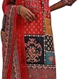 soch Womens Muslin Ethnic Motifs Suit Set With Beads-picture-35