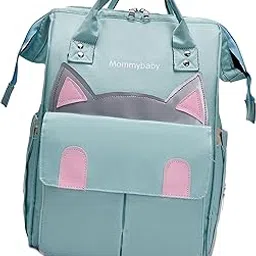 Kraptick Diaper Bag for Babies with Kitten Design, Maternity Bags, Nursing Bags for Mothers, Stylish Diaper Bags with Multiple Compartments, and Easy Carriable for Traveling-image-29