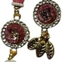 Rakhi for Brother and Bhabhi handmade Combo Set of 2-1 brother rakhi & 1 bhabhi rakhi-picture-70