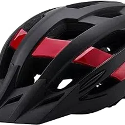 HEAVENGLOW Bike Shockproof Modern Bicycle for Outdoor Roller Skate Biking Black Red-picture-18