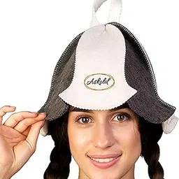 ASKOLD Sauna Cap for Women & Men - Wool Felt Finnish Sauna Hat for Hair Protection-image-17