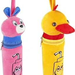 Ssimpex Soft Plush Baby Bottle Cover | Cute Feeding Bottle Holder | Warm Insulated Bottle Cover for Newborns & Toddlers | Multicolour Pack2 (168-picture-15