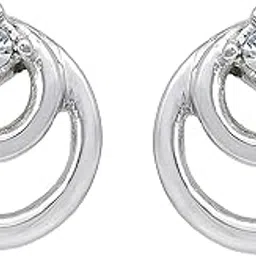 Estele Gehena Stud Earrings For Women (White) (5010140-Ir-We)-picture-45