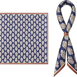 shirouyu Men's 100% Mulberry Silk Square Scarf 21"x21" - Lightweight for Business/Wedding/Casual, With Gift Packed-picture-26