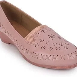 padchin Women Perforations Detailed Wedge Heeled Moccasin Loafers-picture-13